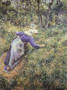 Camille Pissarro Collect grass china oil painting artist